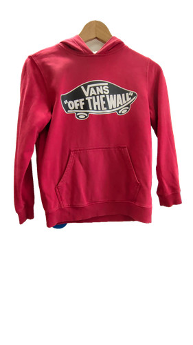 Vans hoodie small red - vans,