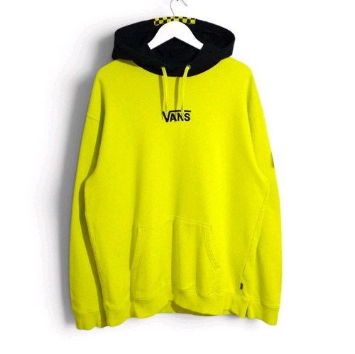 Vans hoodie illuminous yellow - vans,