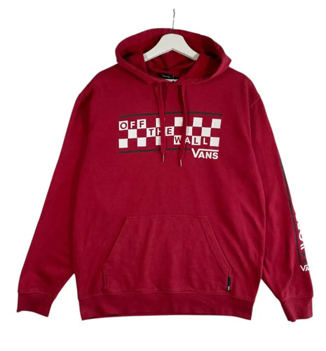 Vans hoodie mens red - hoodie, the